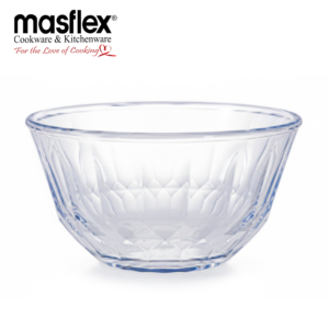 MASFLEX 17CM DELUXE GLASS MIXING BOWL 1100ML