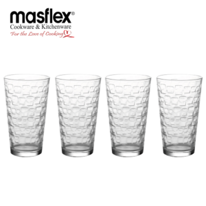 Masflex 4 Piece Deluxe Drinking Glass Set