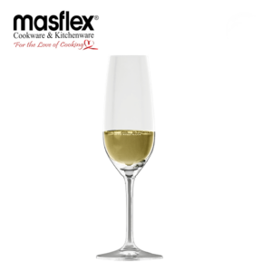 Masflex 1 Piece Crystal Wine Glass - Flute