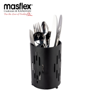 MASFLEX MATTE ROUND UTENSIL HOLDER