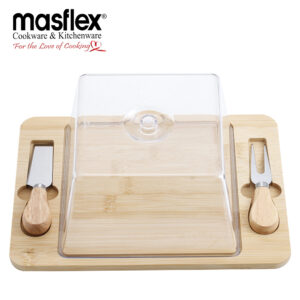 MASFLEX CHEESE BOARD SET WITH COVER