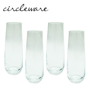 Masflex Stemless Champagne Flute Set of 4