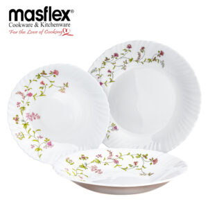 MASFLEX 6 PIECE SPRING OPAL DINNERWARE SET