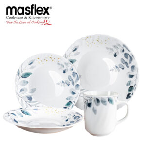 MASFLEX 8 PIECE CELESTE OPAL DINNERWARE SET