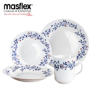 MASFLEX 8 PIECE SERENE OPAL DINNERWARE SET
