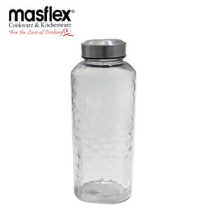 MASFLEX 1300ML SQUARE COLORED GLASS BOTTLE ASSORTED