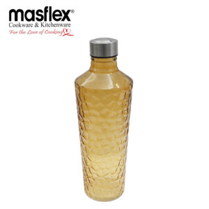MASFLEX 1000ML MOSAIC COLORED GLASS BOTTLE ASSORTED