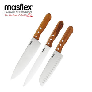 MASFLEX 3 PIECE STAINLESS STEEL KNIFE SET